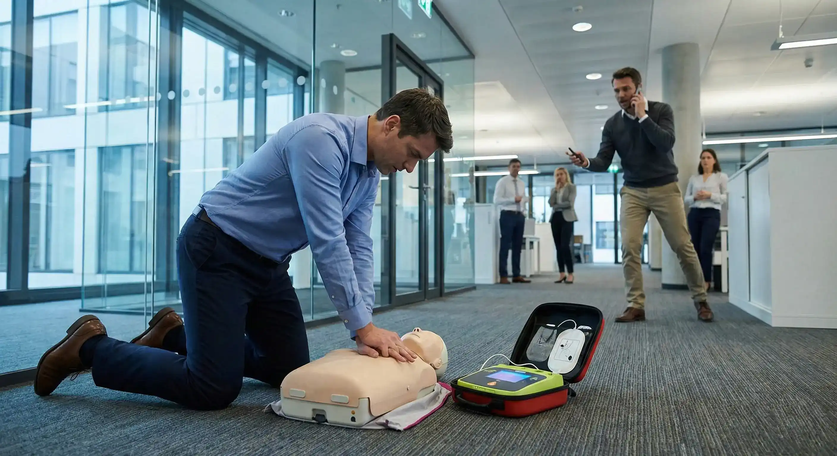 Keď sekundy rozhodujú o živote: Komplexný sprievodca KPR s použitím AED pre laikov